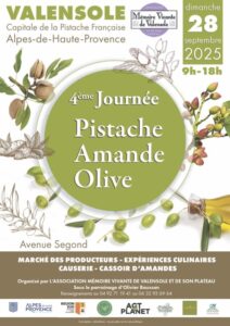 Almond pistachio olive valensole day poster  